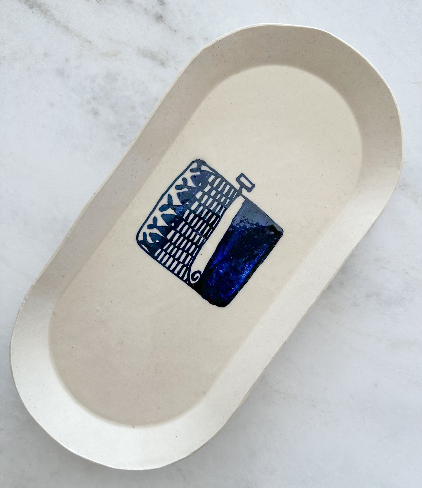 Hand Painted Serving Tray