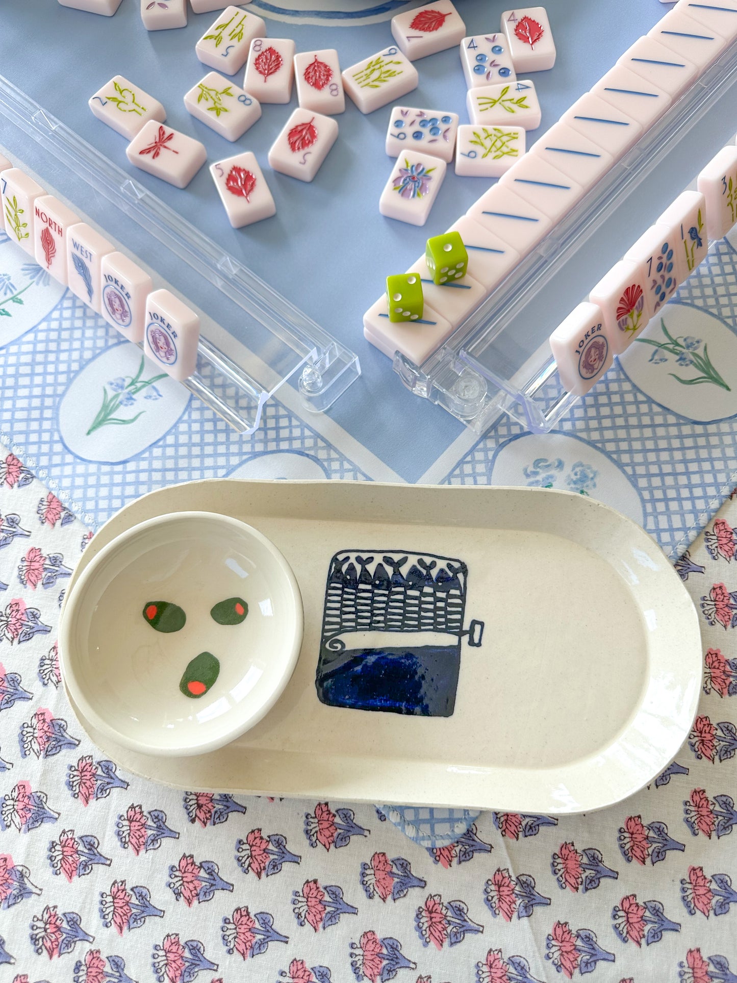 Hand Painted Serving Tray